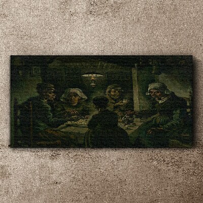 Supper in a Cloud of Shadow Canvas print