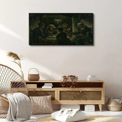 Supper in a Cloud of Shadow Canvas print