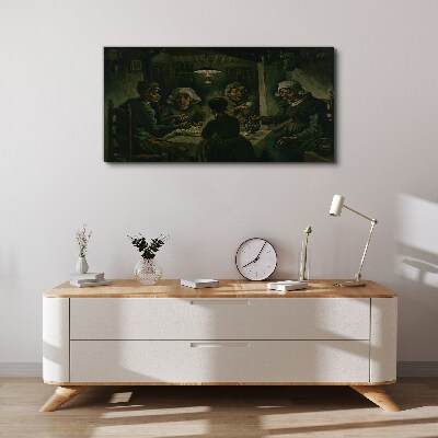 Supper in a Cloud of Shadow Canvas print