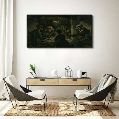 Supper in a Cloud of Shadow Canvas print