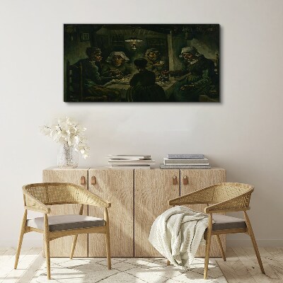 Supper in a Cloud of Shadow Canvas print