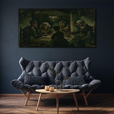 Supper in a Cloud of Shadow Canvas print
