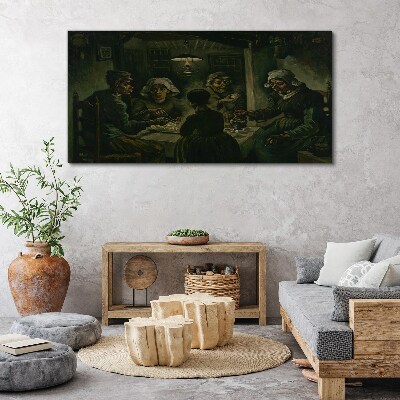 Supper in a Cloud of Shadow Canvas print