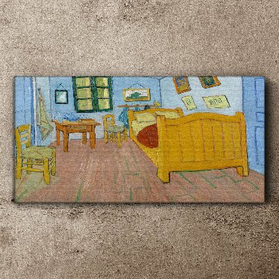 Bedroom in arles Canvas print
