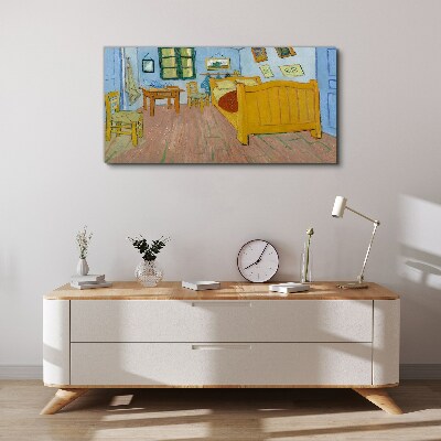 Bedroom in arles Canvas print