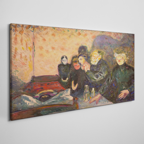 Evening at the cafe Canvas print