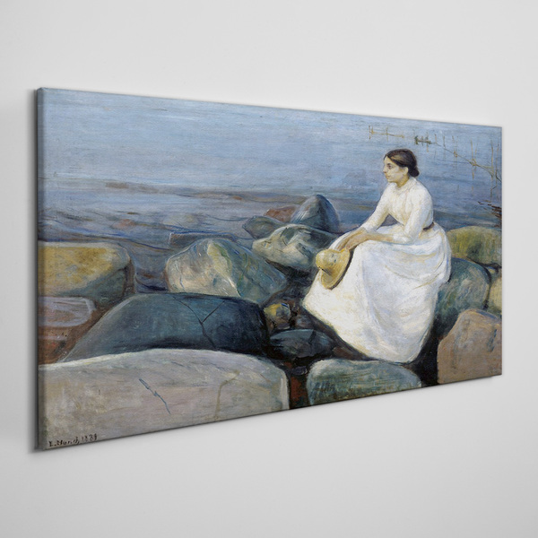 Reflections on the Seashore Canvas print