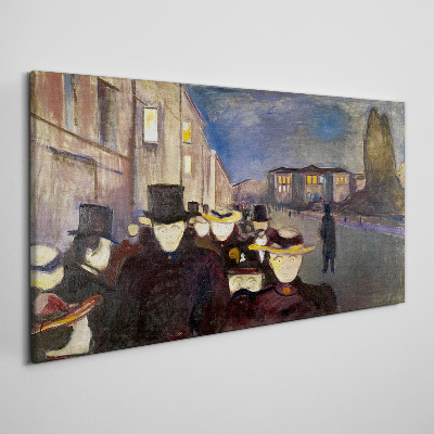In the evening Canvas print
