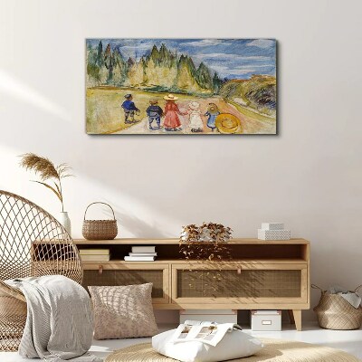 A walk among the trees Canvas print