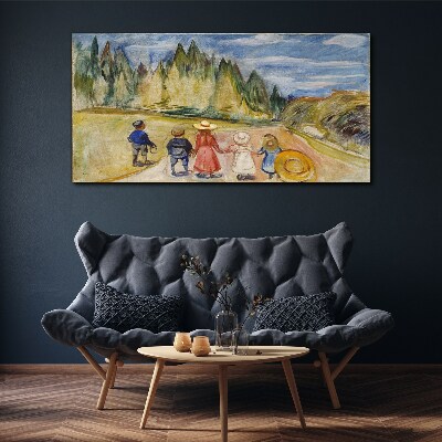 A walk among the trees Canvas print