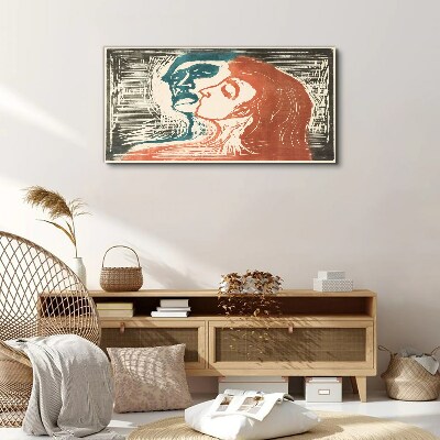 An intimate look at emotions Canvas print