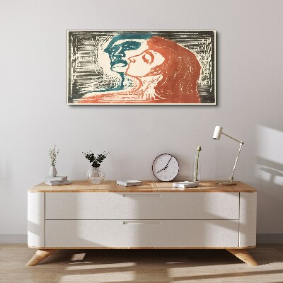 An intimate look at emotions Canvas print