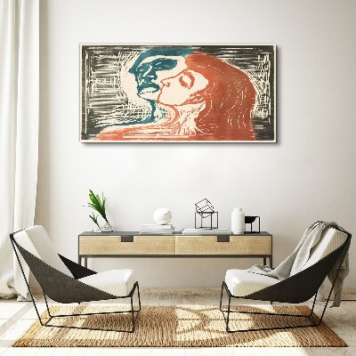 An intimate look at emotions Canvas print