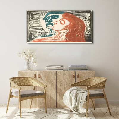 An intimate look at emotions Canvas print