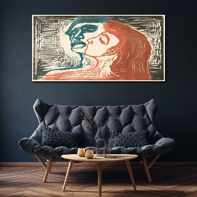 An intimate look at emotions Canvas print