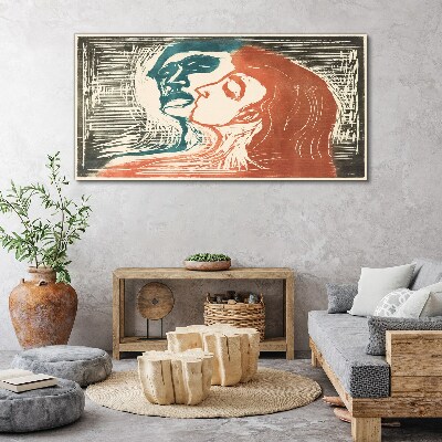 An intimate look at emotions Canvas print