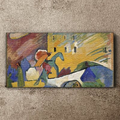 Movement and color in the landscape Canvas print
