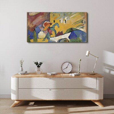 Movement and color in the landscape Canvas print