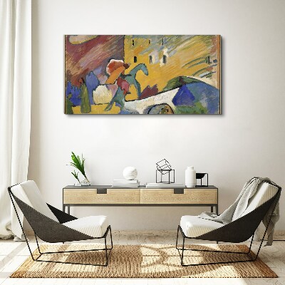 Movement and color in the landscape Canvas print