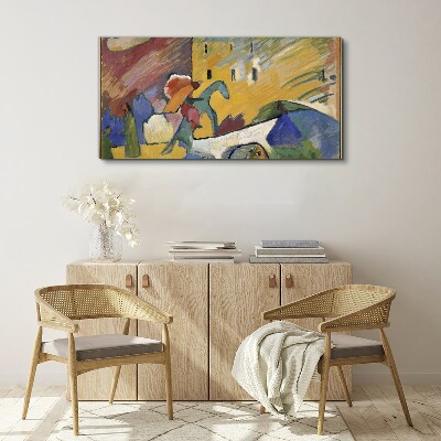 Movement and color in the landscape Canvas print