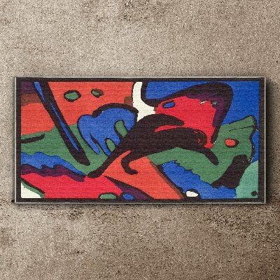 Abstract composition of colors Canvas print