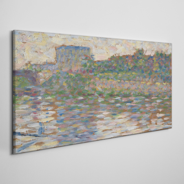 Reflections on the water Canvas print
