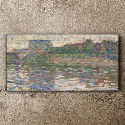Reflections on the water Canvas print