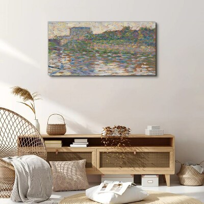 Reflections on the water Canvas print