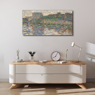 Reflections on the water Canvas print