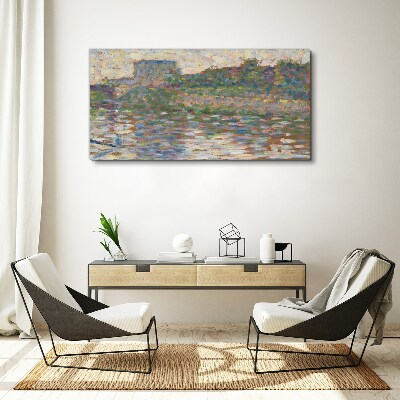 Reflections on the water Canvas print
