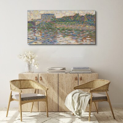 Reflections on the water Canvas print