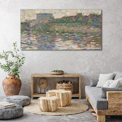 Reflections on the water Canvas print