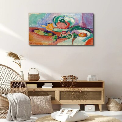 Still life in color Canvas print