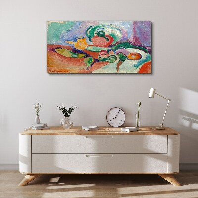 Still life in color Canvas print