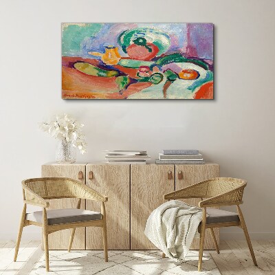 Still life in color Canvas print