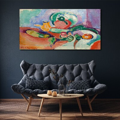 Still life in color Canvas print