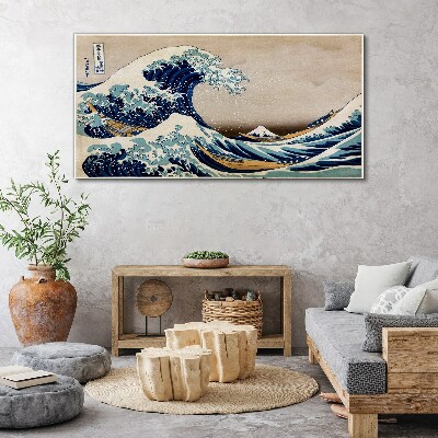Great wave of kanagawa Canvas print