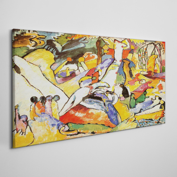 The colorful chaos of life Canvas print