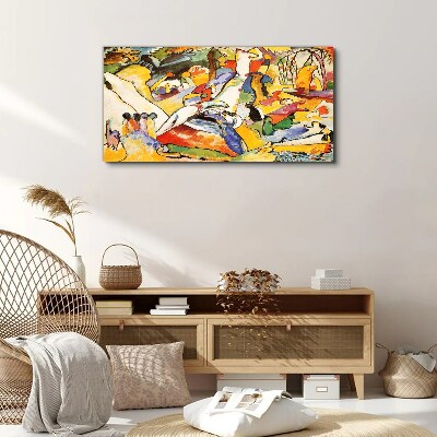 The colorful chaos of life Canvas print