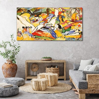 The colorful chaos of life Canvas print