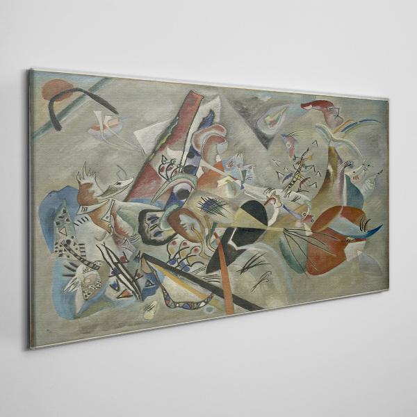 Abstract landscape of colors Canvas print