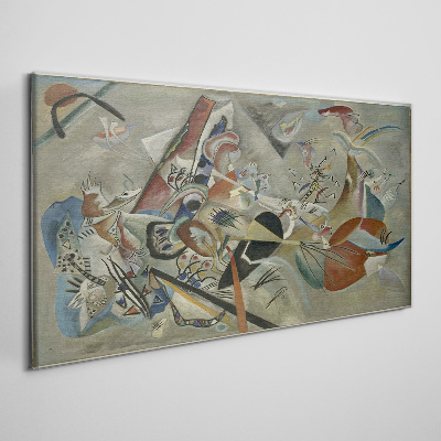 Abstract landscape of colors Canvas print