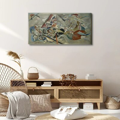 Abstract landscape of colors Canvas print