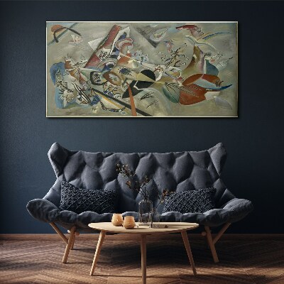 Abstract landscape of colors Canvas print