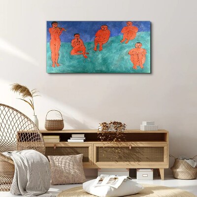 Musical meeting in color Canvas print