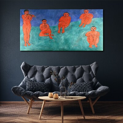 Musical meeting in color Canvas print
