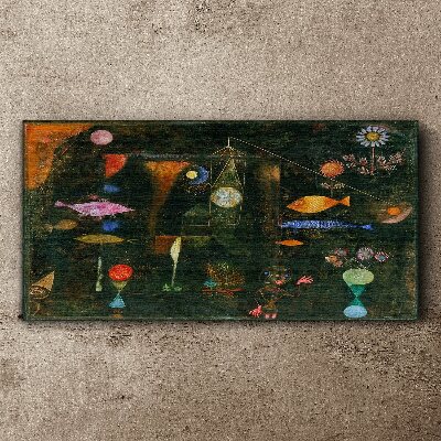The fantasy world of underwater creatures Canvas print
