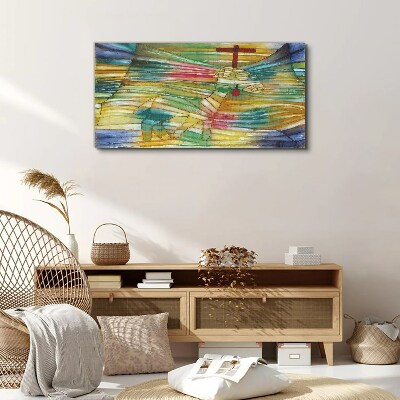 Animal in a colorful landscape Canvas print