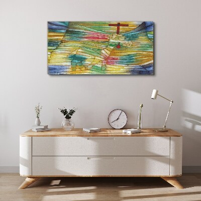 Animal in a colorful landscape Canvas print