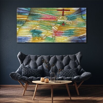 Animal in a colorful landscape Canvas print